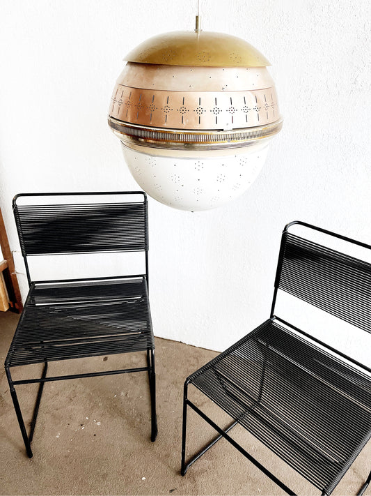 Pair Original Giandomenico Belotti for Fly Line Spaghetti Chairs