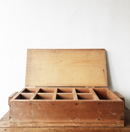 Vintage Handmade Divided Trunk