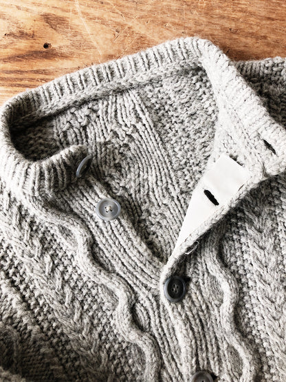 Vintage Handknit Wool Cardigan