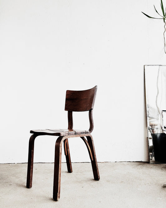 Vintage Thonet Style Bent Wood Chair