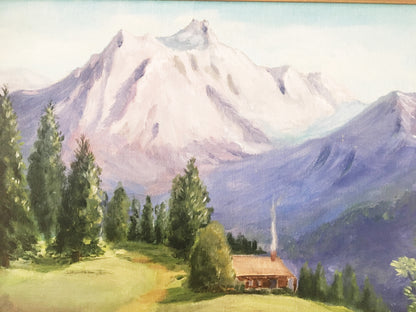 Vintage Oil Landscape Painting