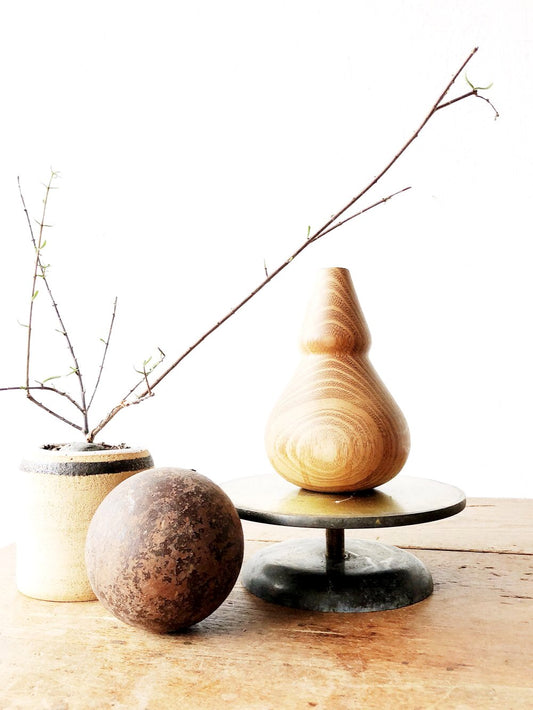 Vintage Solid Brass Spinning Display Stand