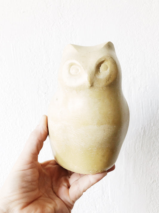 Vintage Marble Owl
