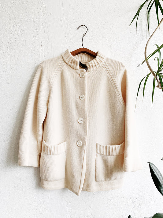 Vintage Wool Sweater Coat