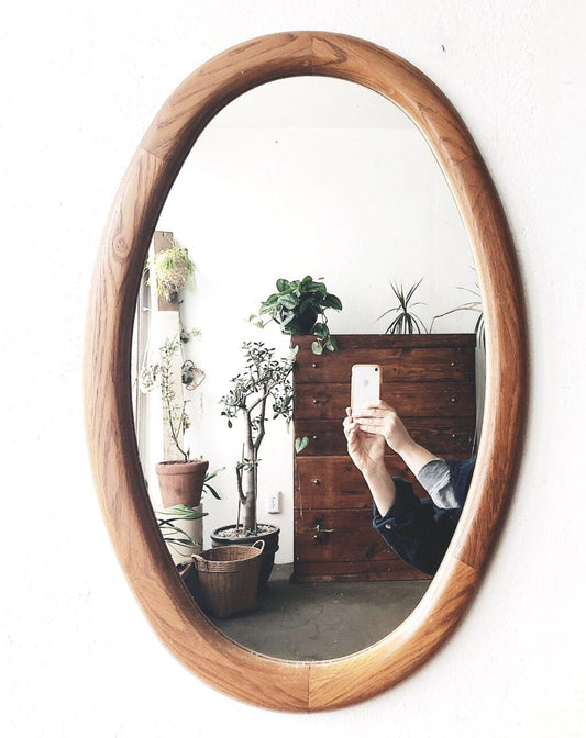 Vintage Oval Mirror