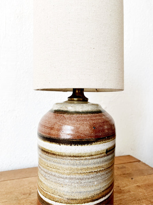 Vintage Pottery Lamp