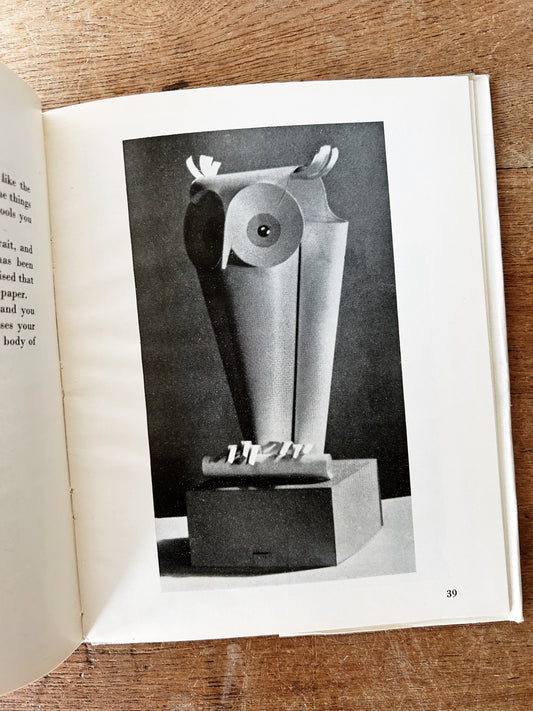 Rare 1947 Vintage Paper Sculpture Hardcover
