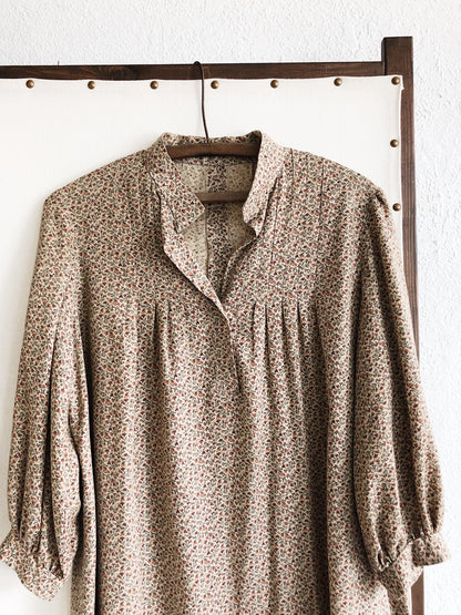 Handmade Vintage Calico Country Dress