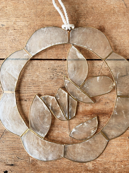 Vintage Capiz Shell Hanging