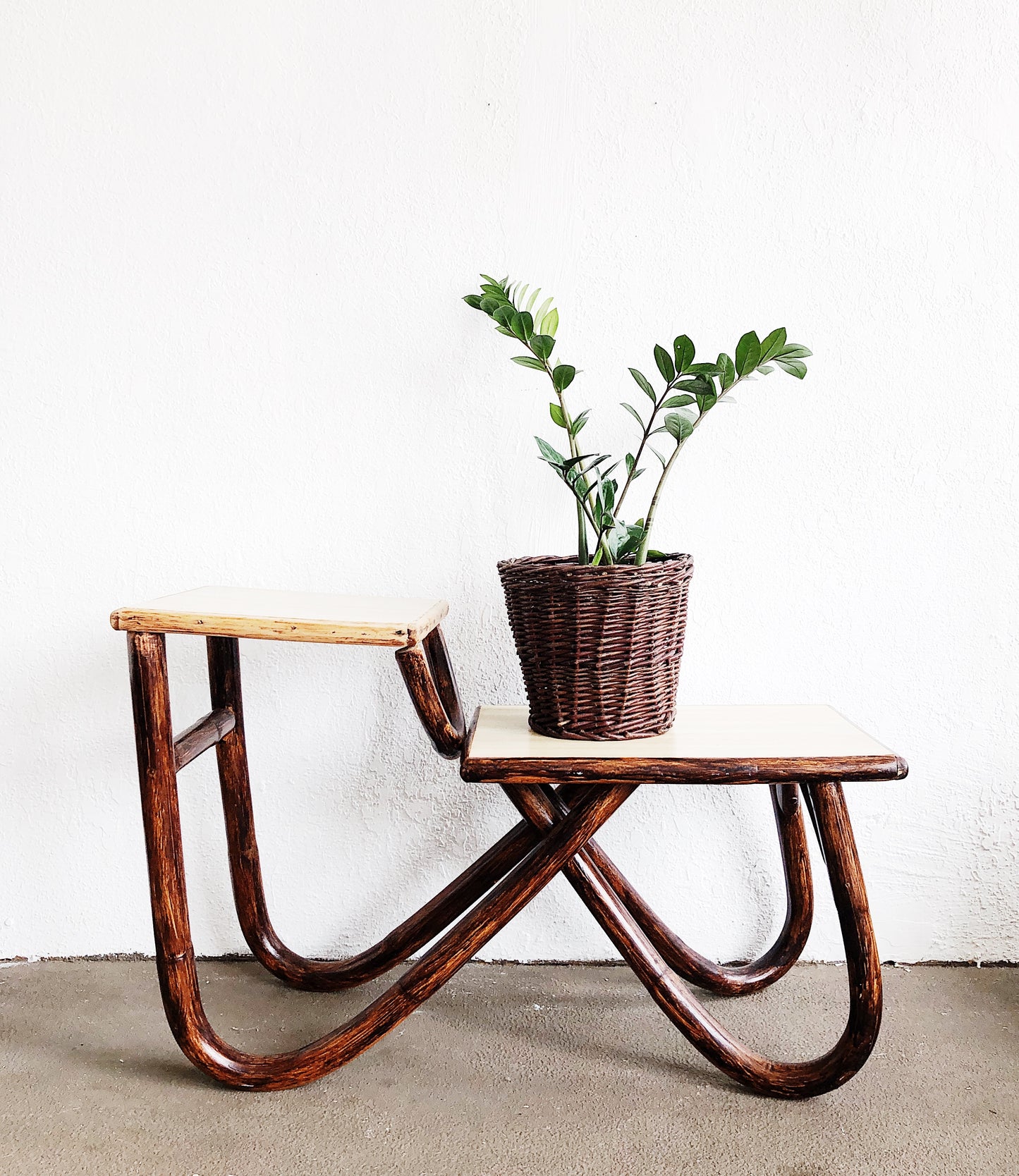 Vintage Bentwood Bamboo Table
