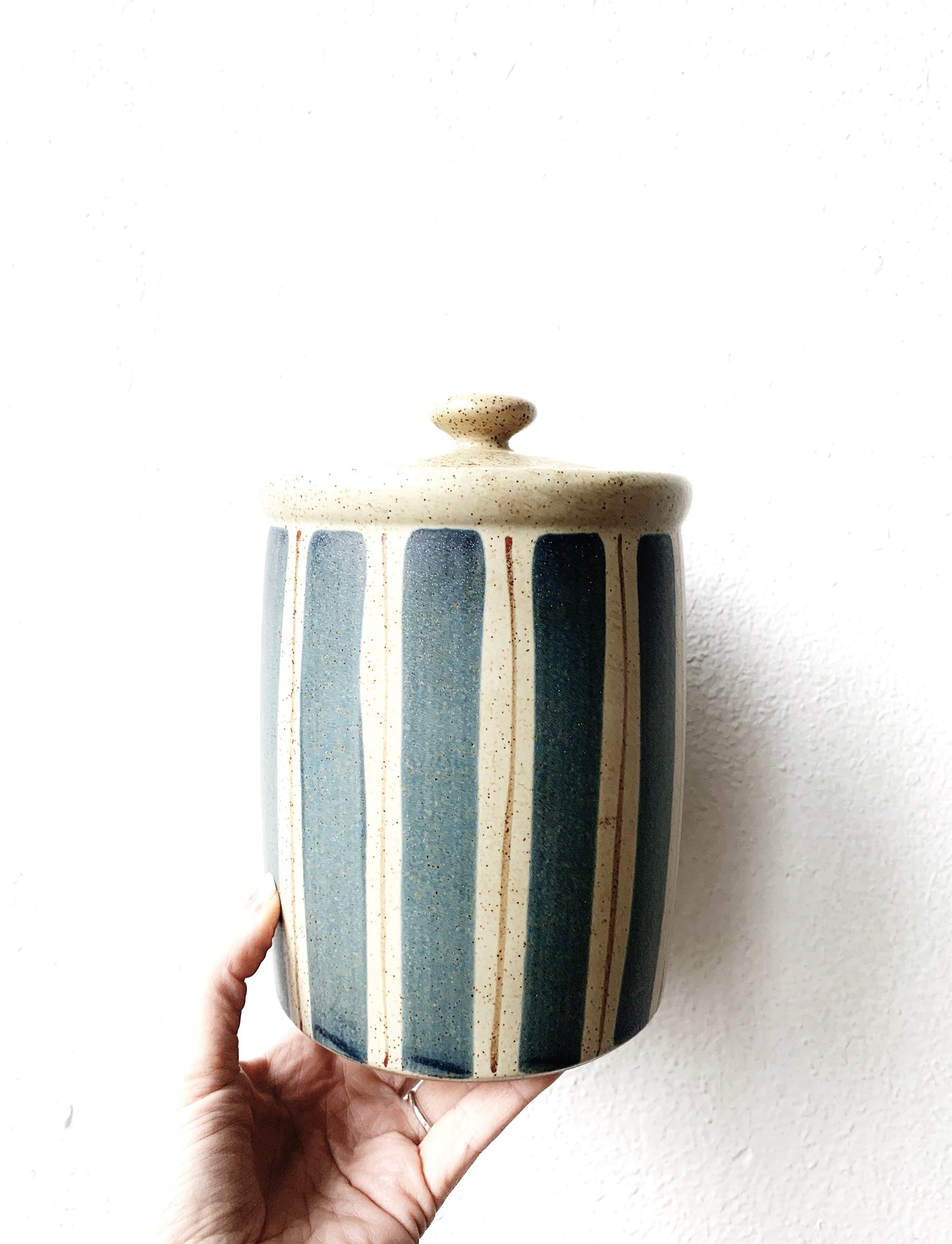 Vintage Lidded Ceramic Canister