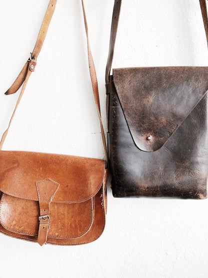 Leather Messenger Bag by dean.