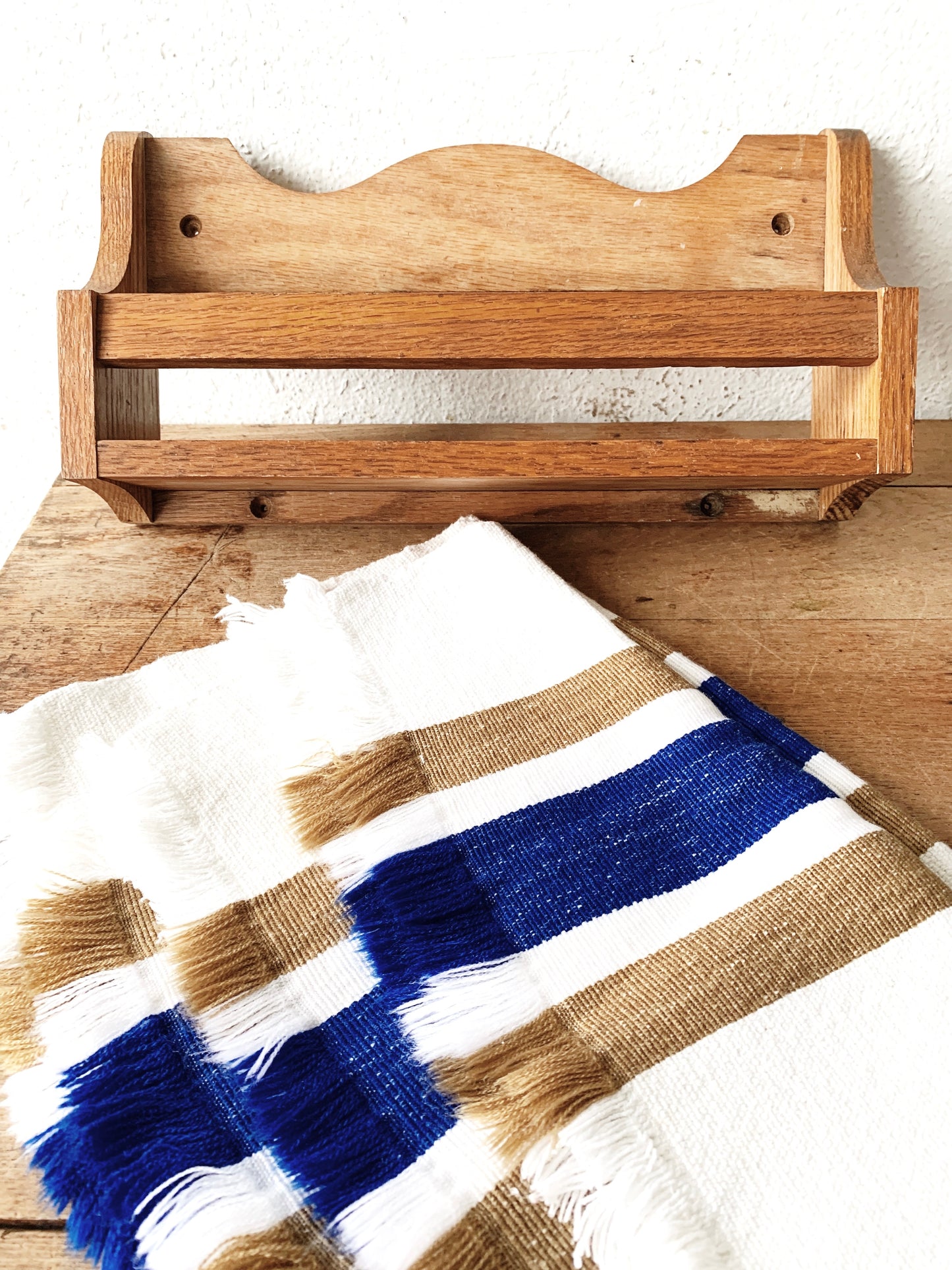 Vintage Wood Spice Rack or Shelf