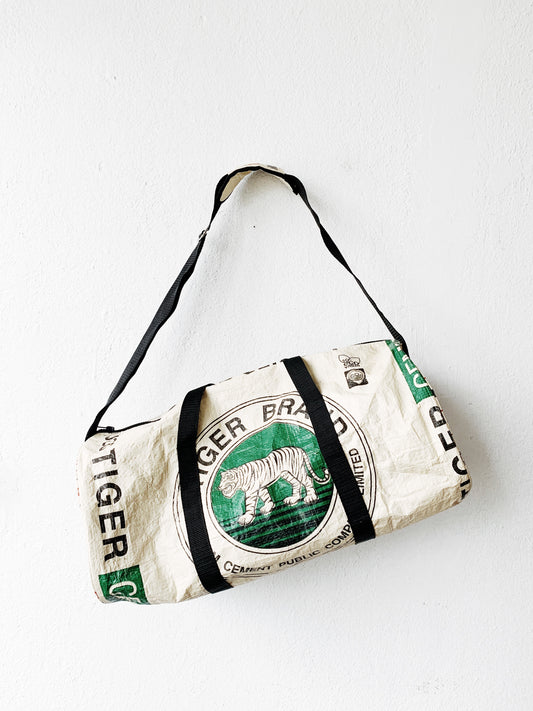Recycled Thai Cement Bag Duffel