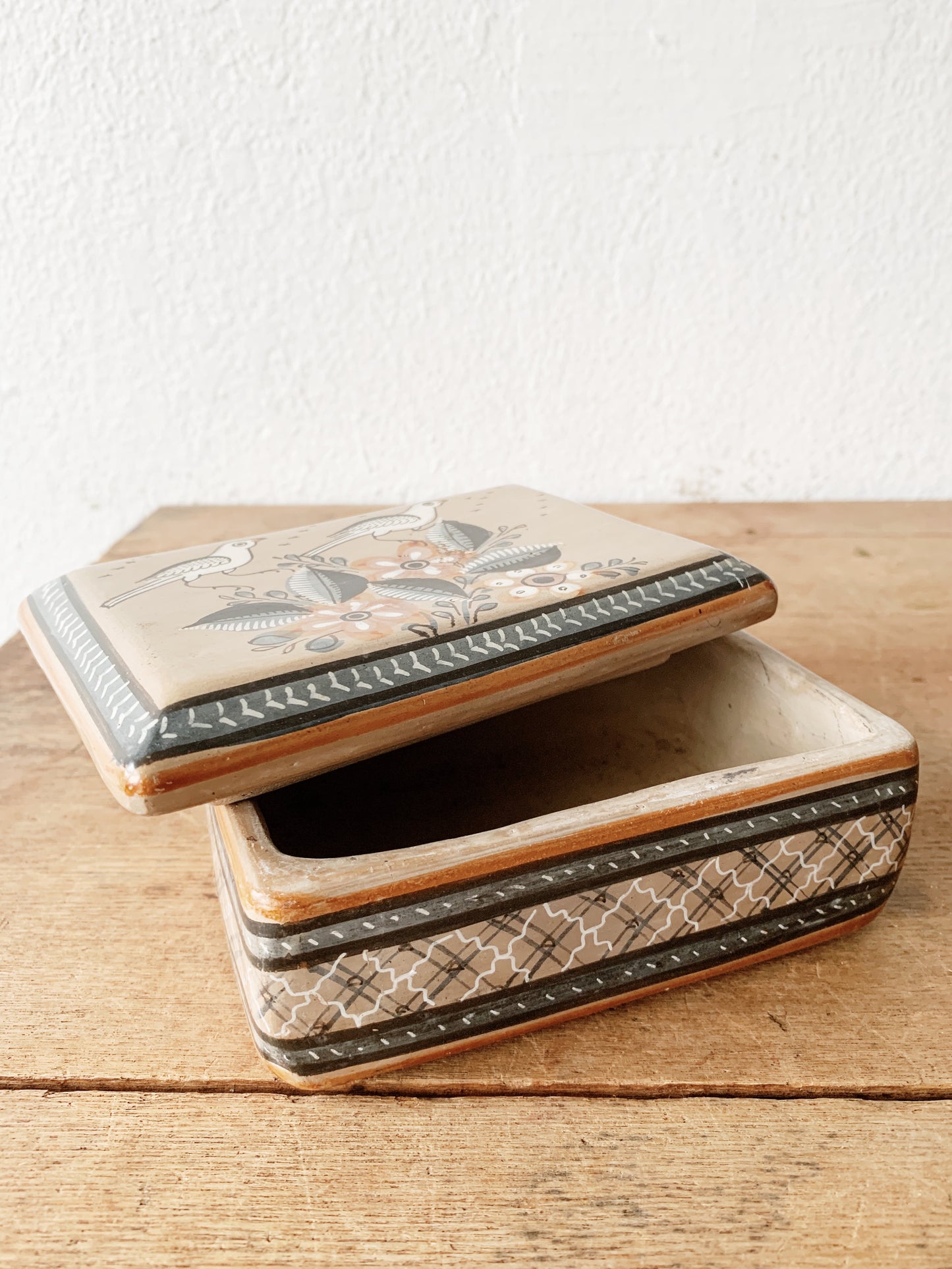 Vintage Birds and Flowers Pottery Collection