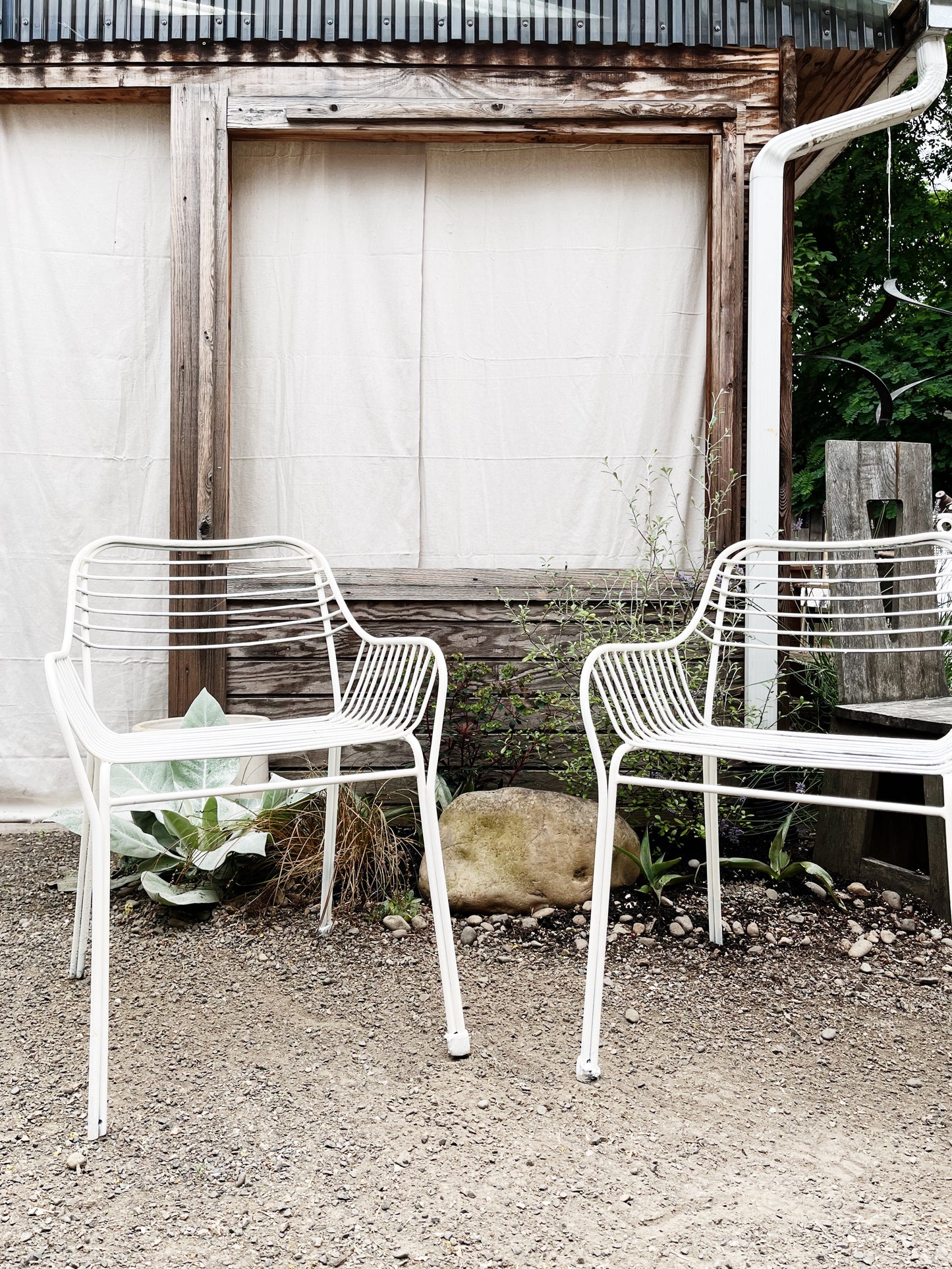Mid Century Wrought Iron Chair