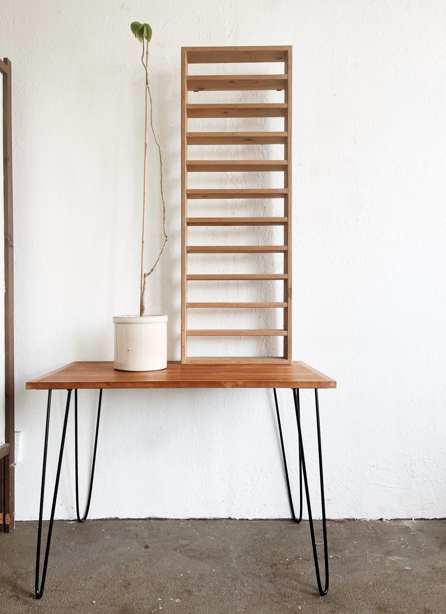 Large Hand Built Wood Shelf