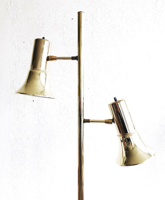 Vintage Brass Floor Lamp