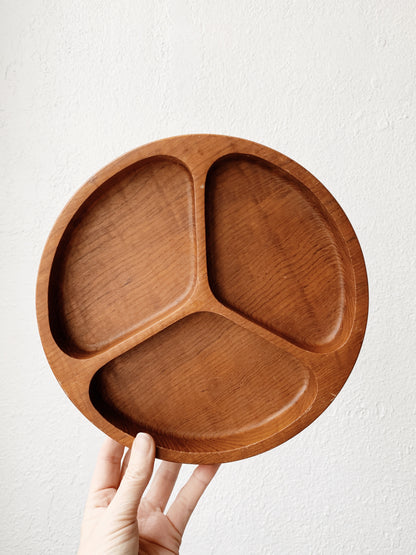 Peace Teak Divided Tray