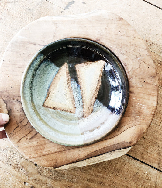Live Edge Serving Bowl and Plate Set
