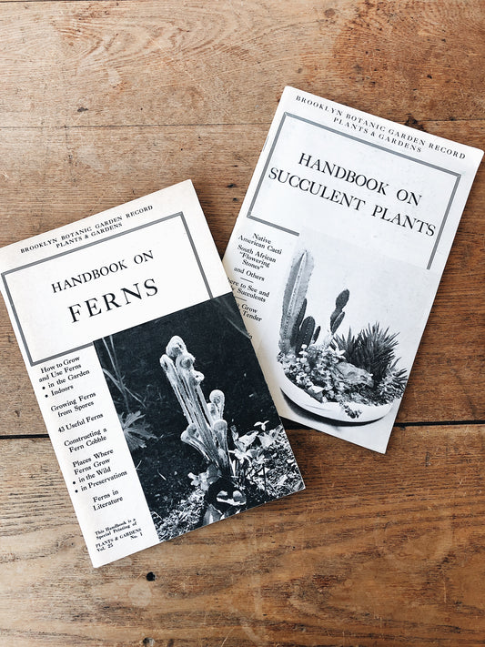 Vintage Brooklyn Botanic Garden Pamphlet Pair