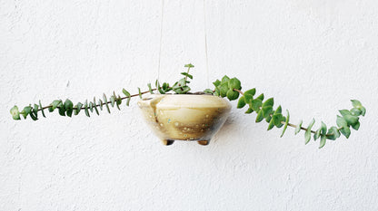 Vintage Hanging Ceramic Planter