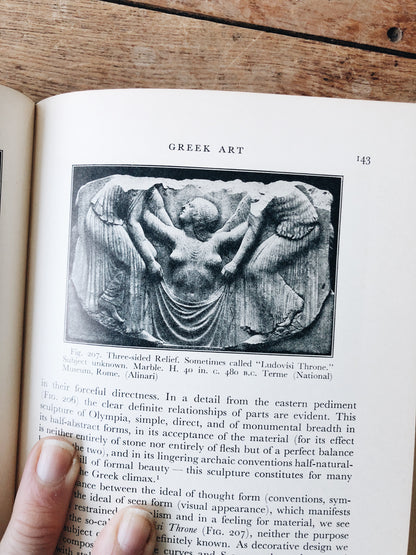 Vintage 1920s Art History Book
