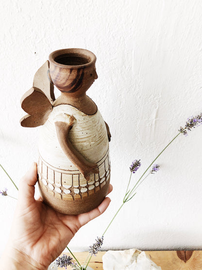 Vintage 1970s Angel Candleholder