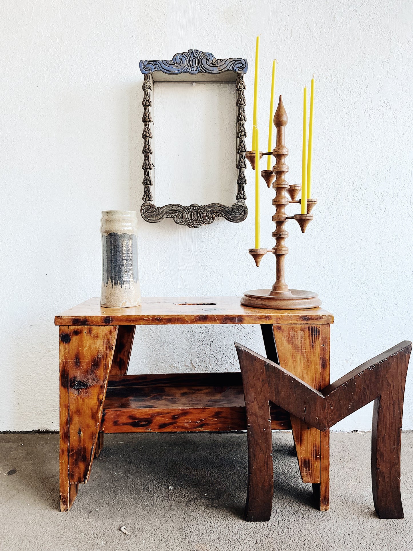 Large Wood Initial M or W