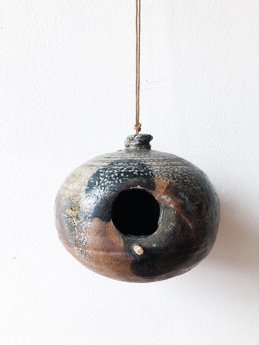 Gorgeous Handmade Pottery Bird Feeder
