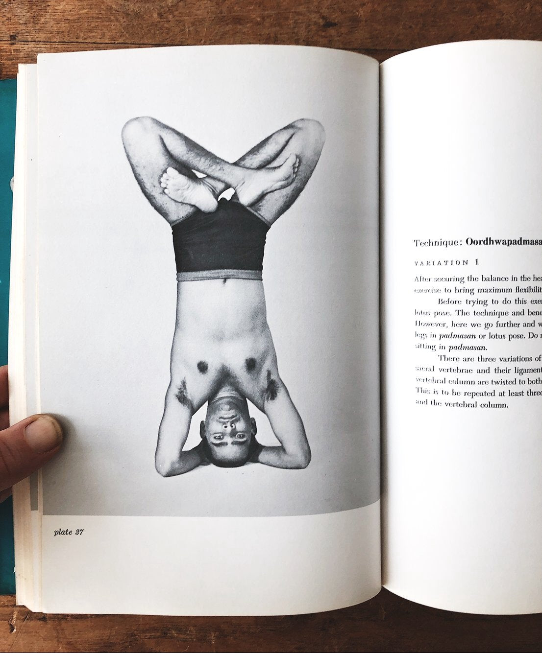 Vintage 1960s Illustrated Yoga Book