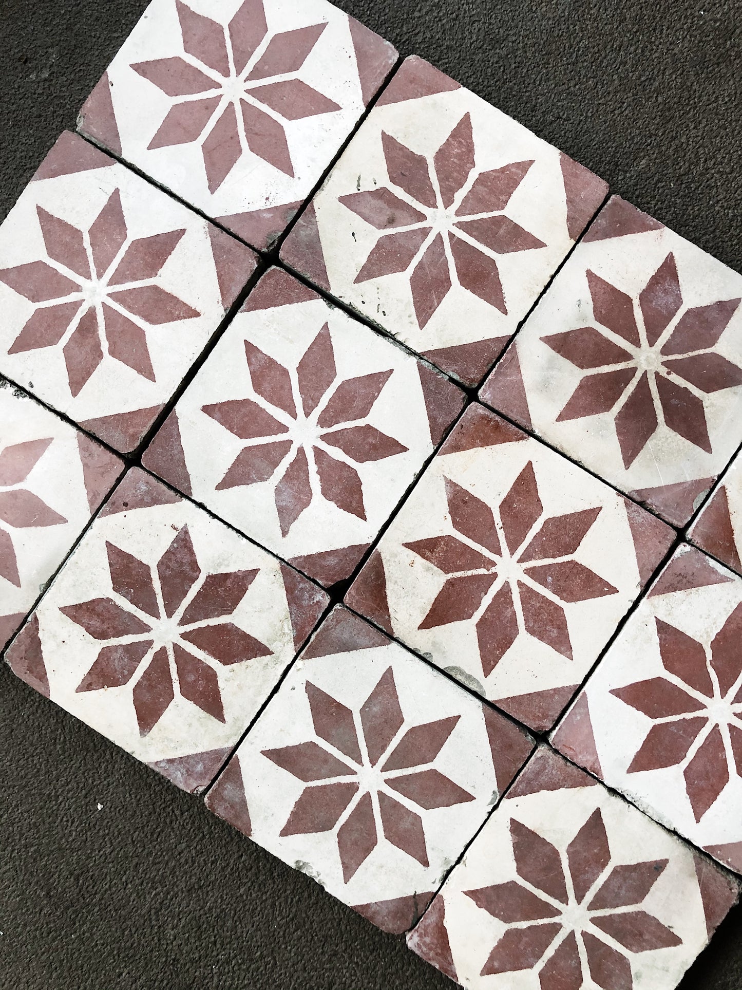 RESERVED SUSAN Vintage Chech Tiles