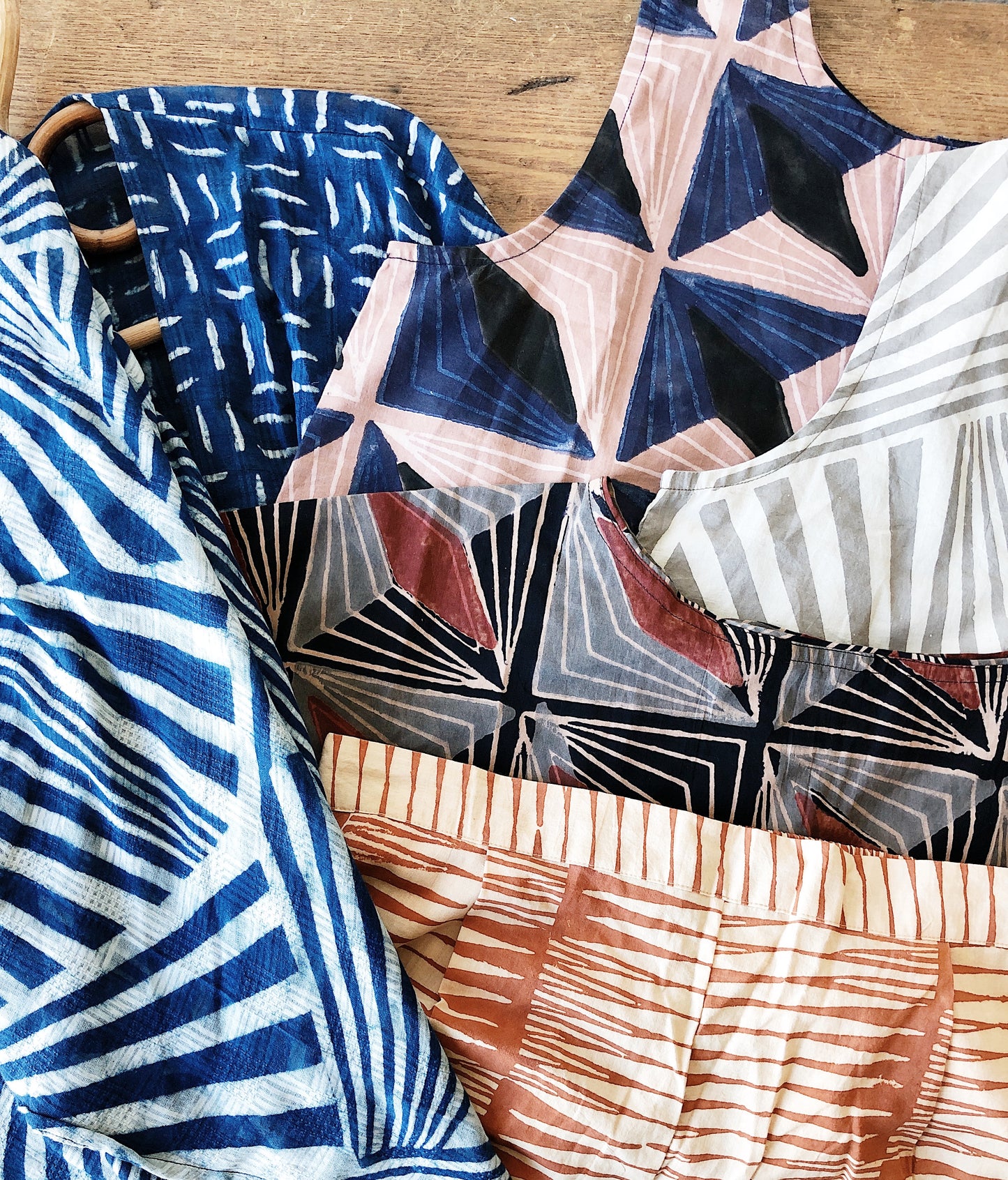 Block Printed Crop Top