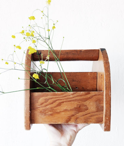 Vintage Wood Caddy
