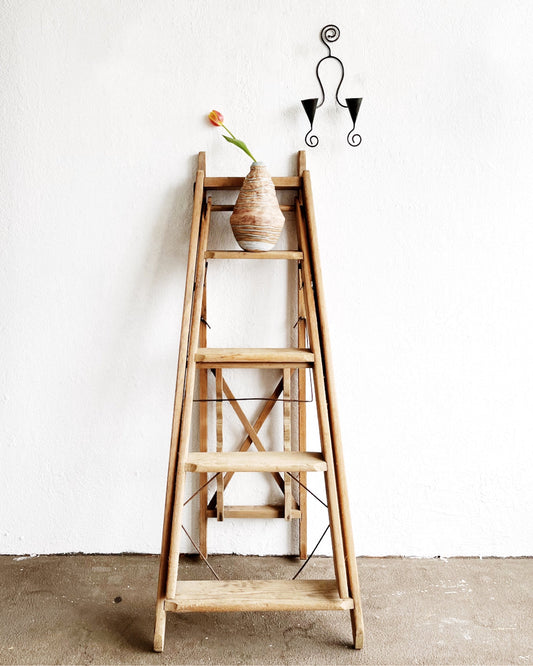 Vintage Industrial Convertible Ladder