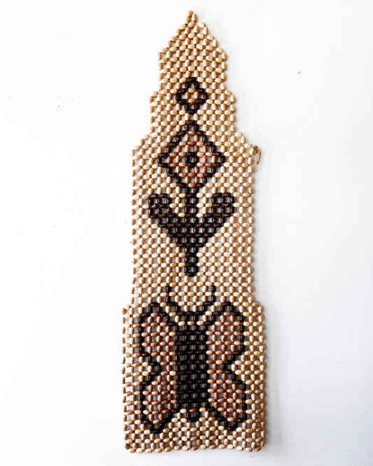 Vintage Beaded Seat Cover