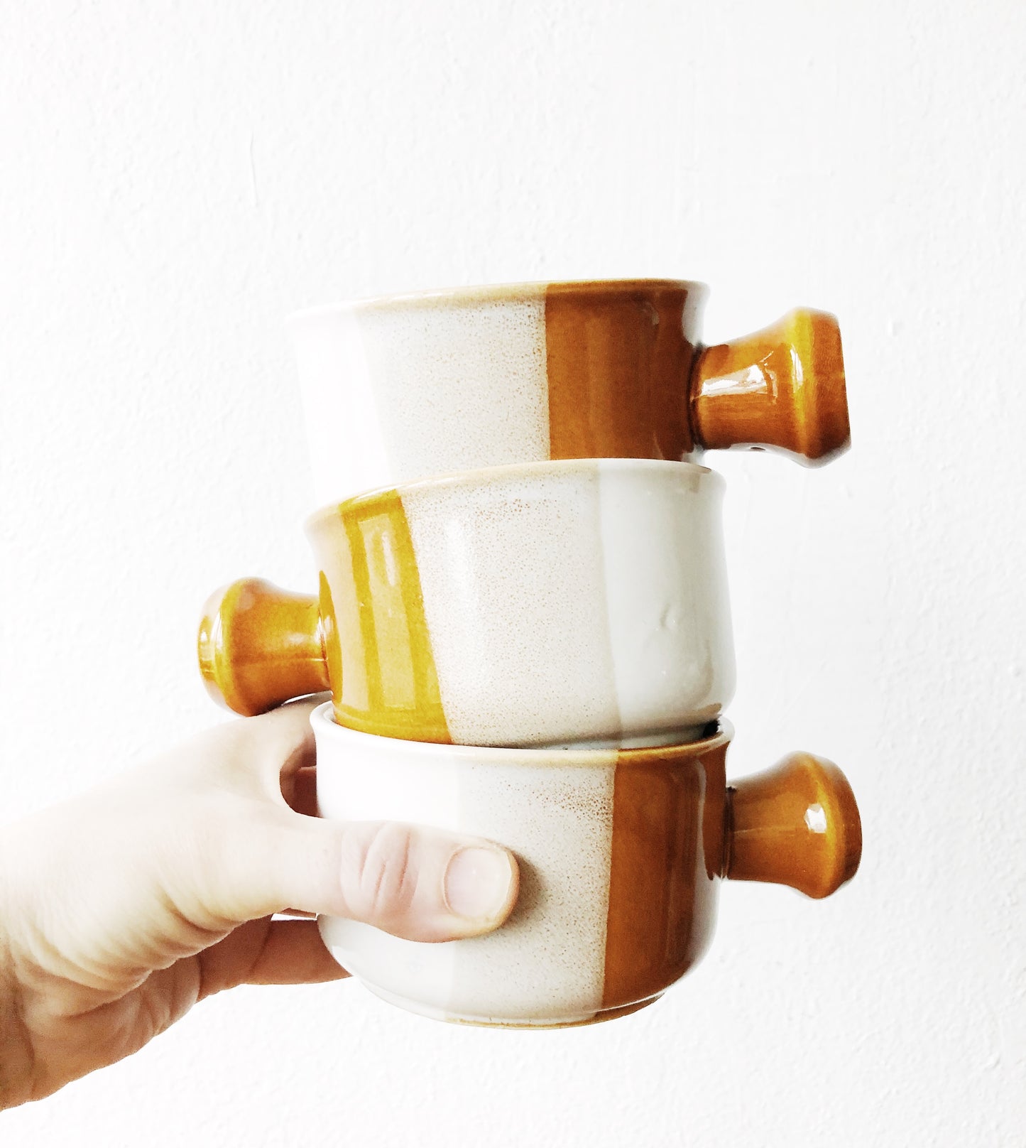 Vintage Trio of Soup Crocks