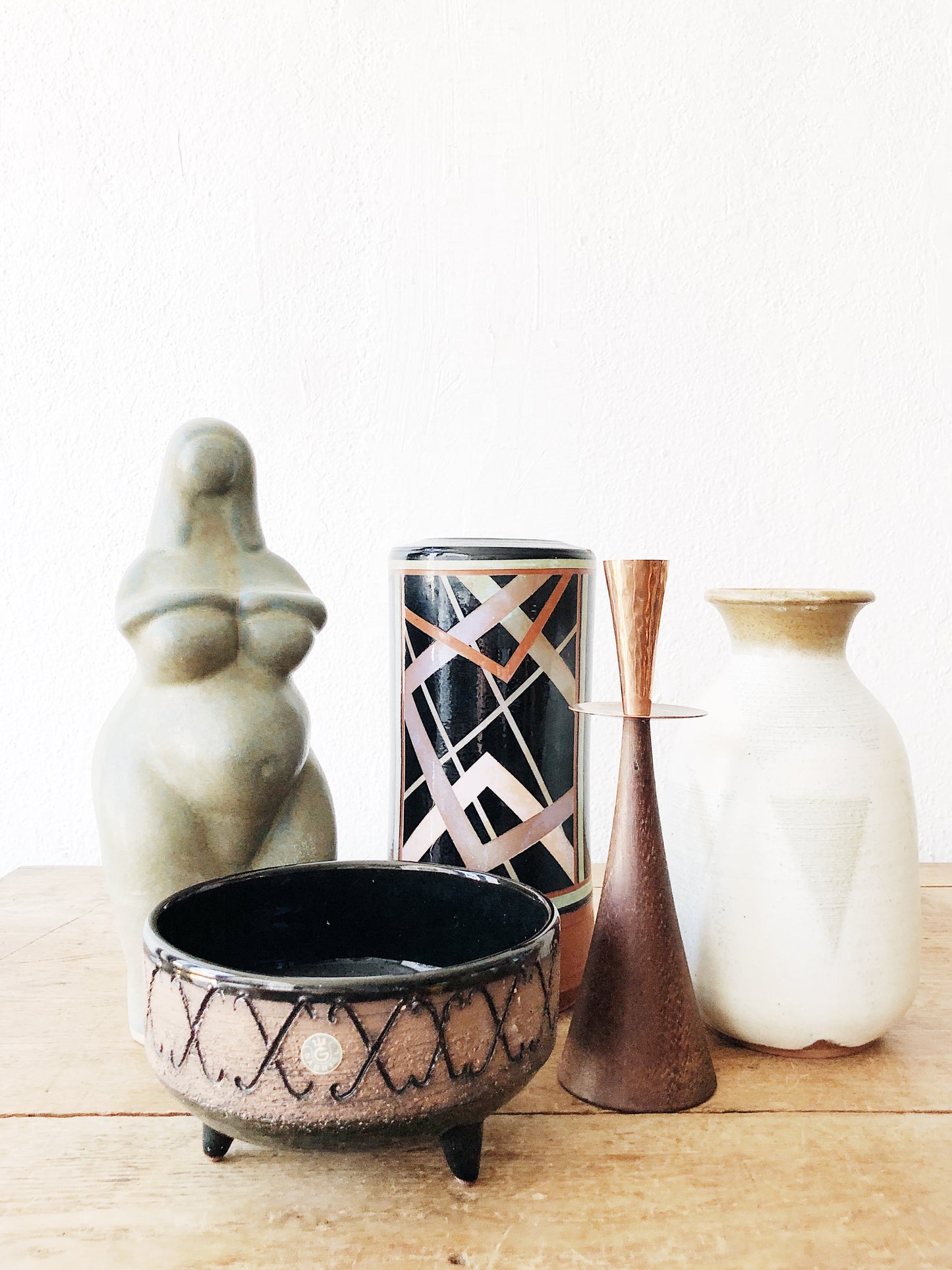 Mid Century Studio Pottery Vase