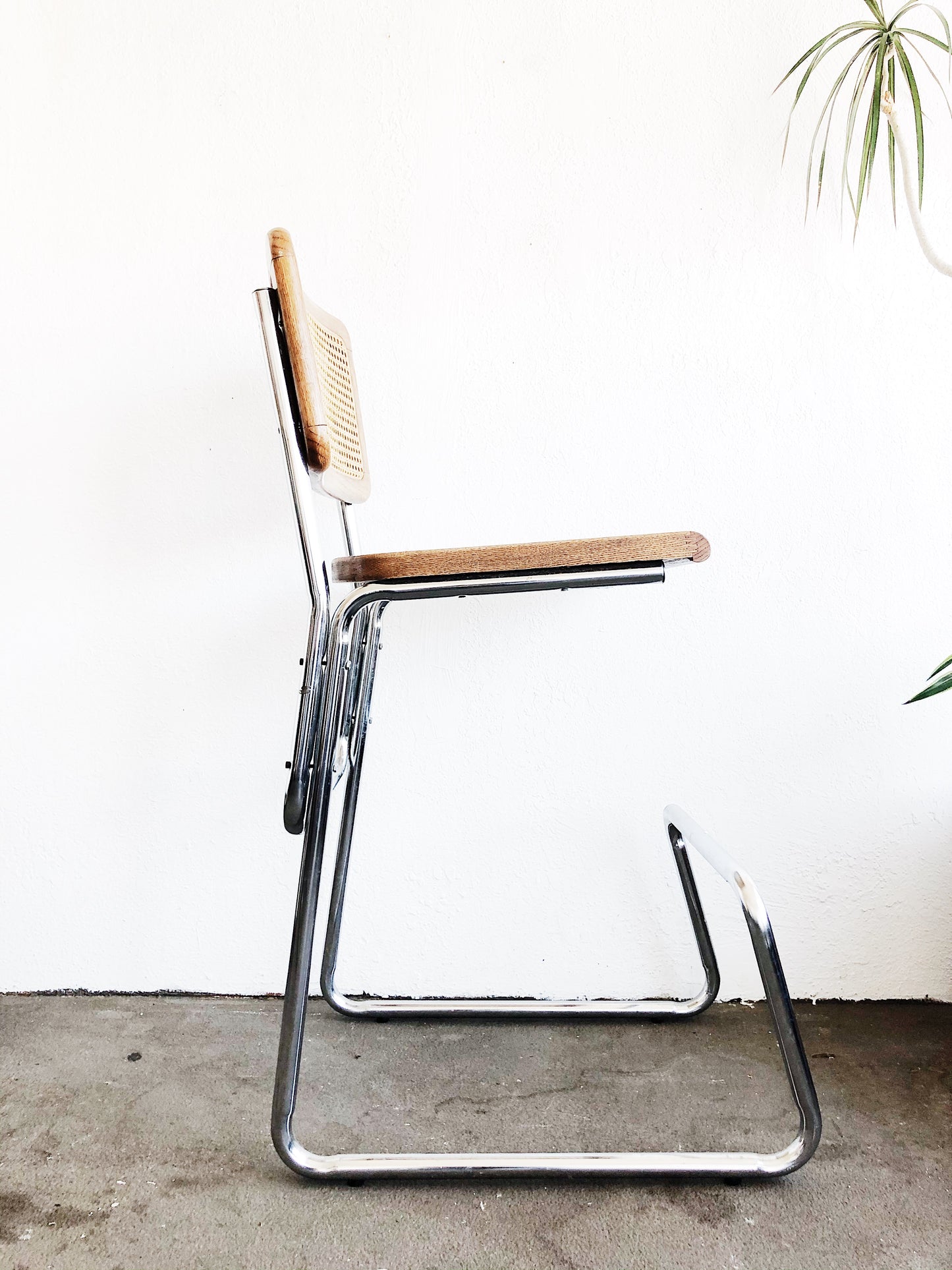 Vintage Cantilevered Bar Stool