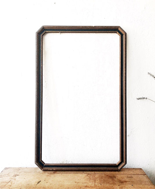 Large Vintage Wood Frame