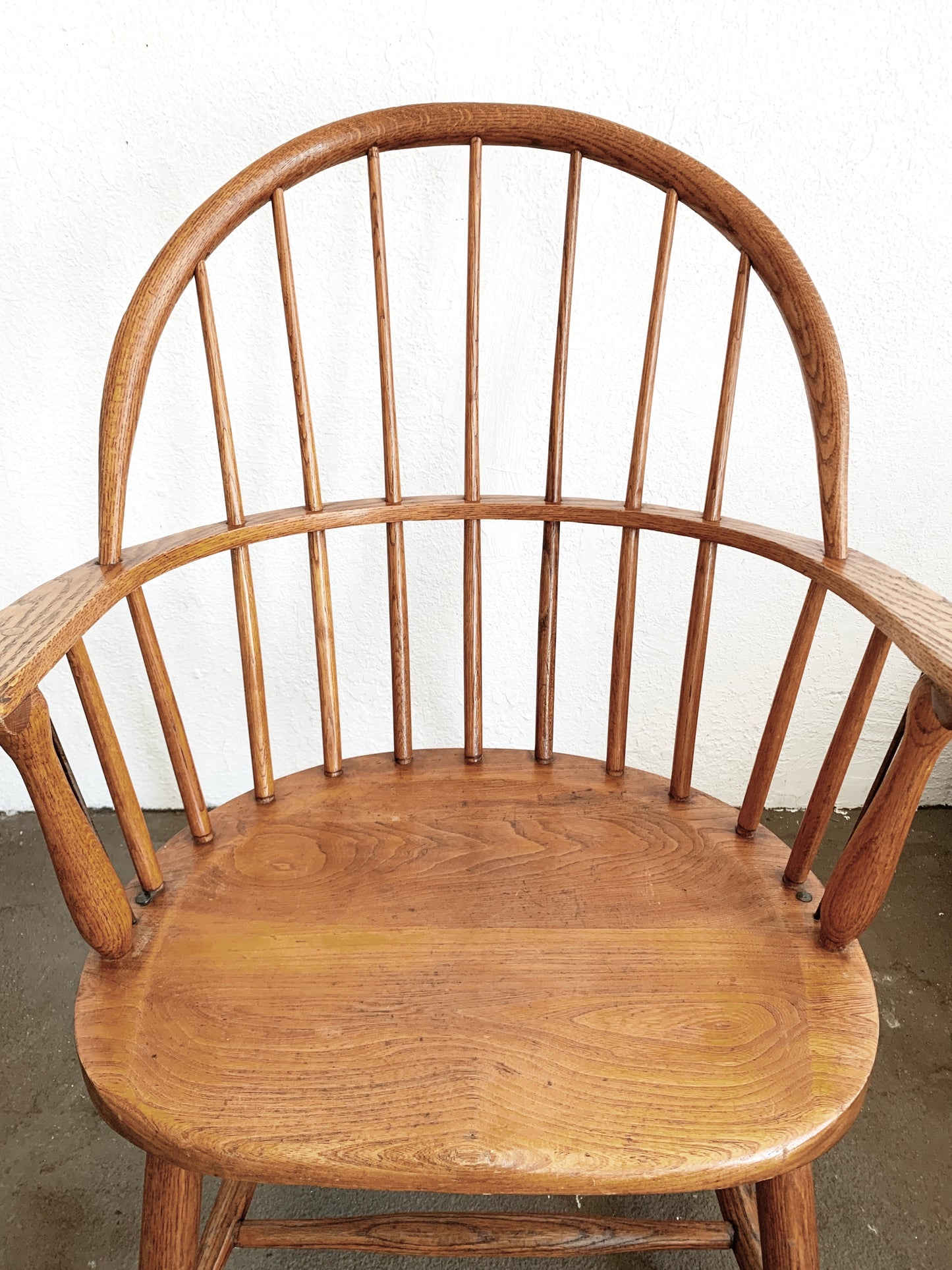Vintage Oak Windsor Arm Chair