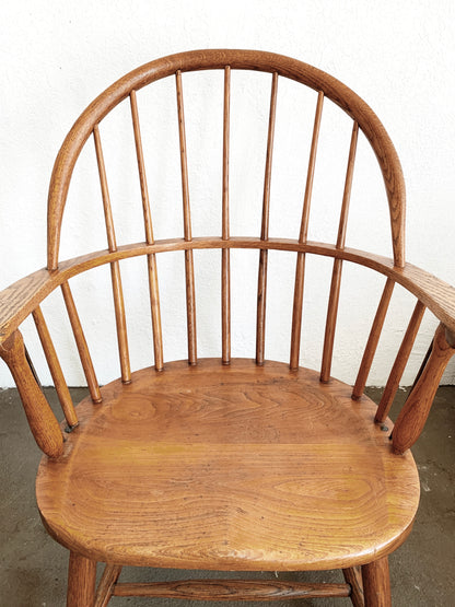 Vintage Oak Windsor Arm Chair
