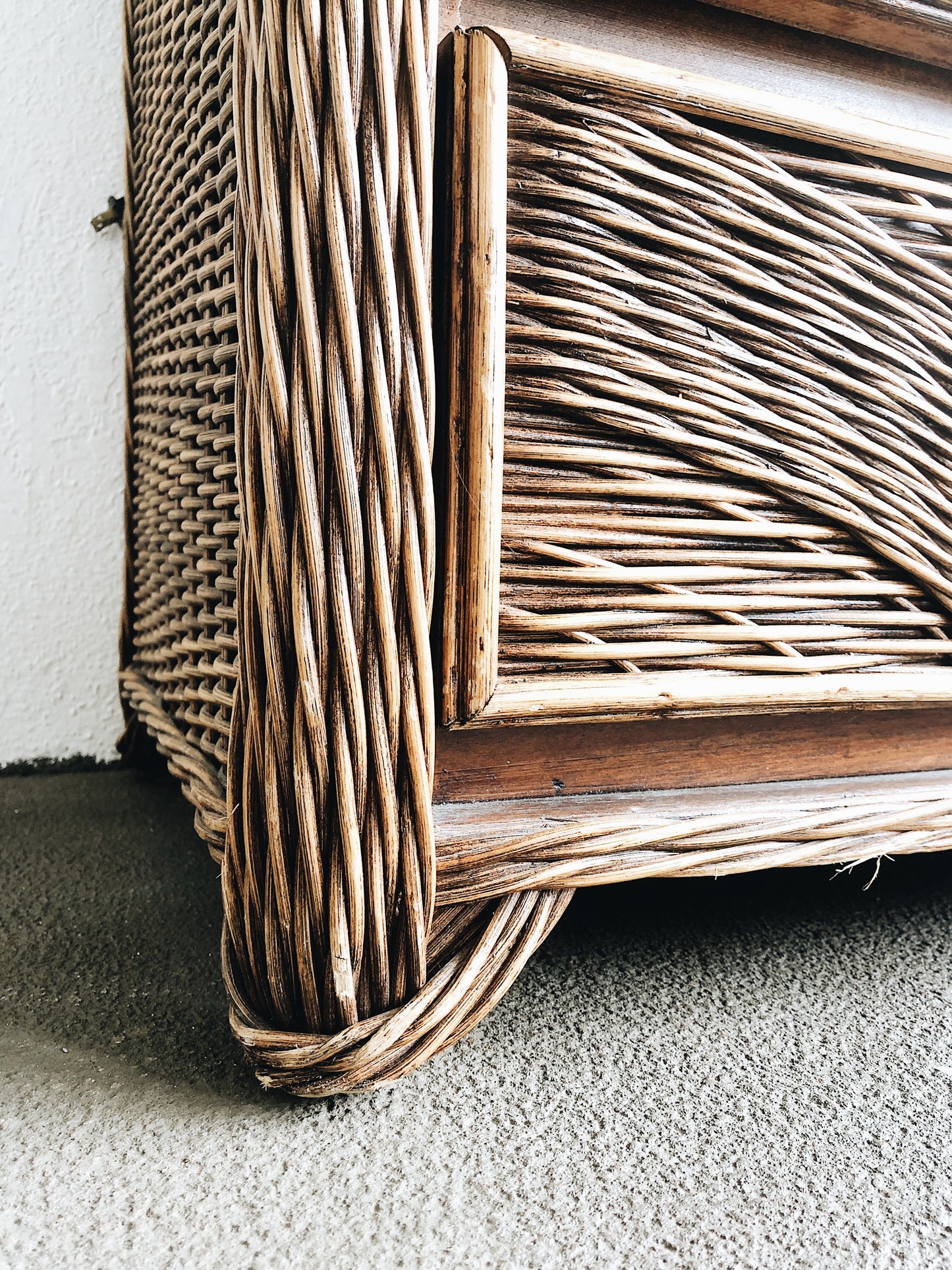 Vintage Woven Dresser