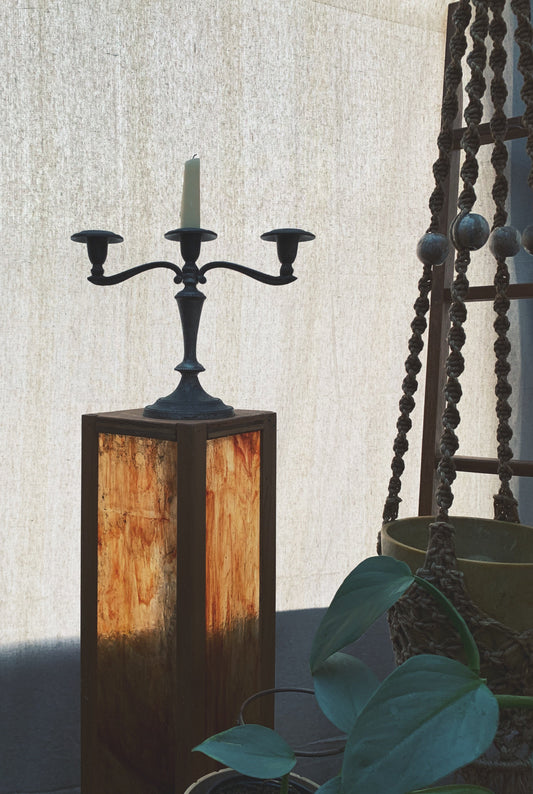 Vintage Pewter Candelabra