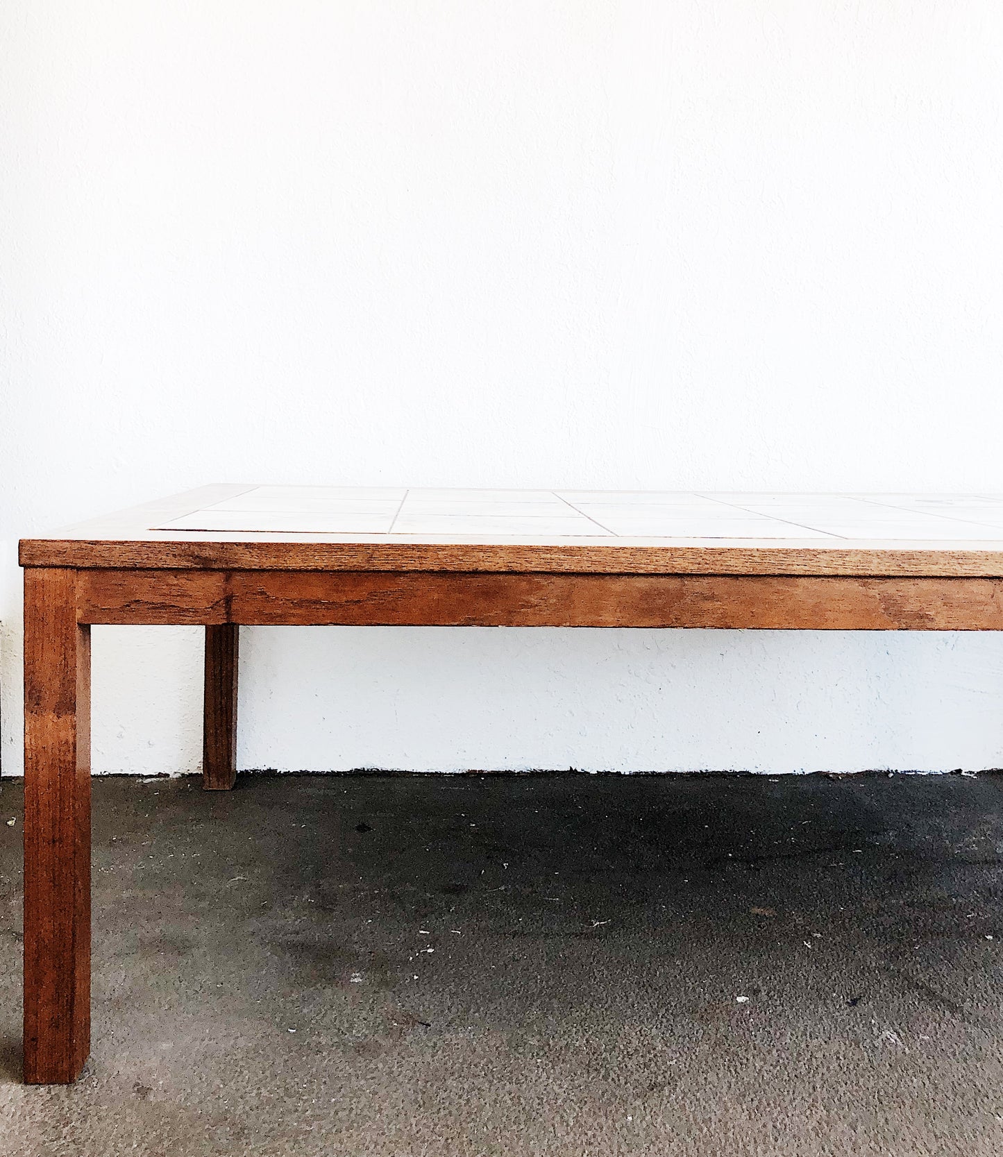 Vintage California Tile and Teak Coffee Table