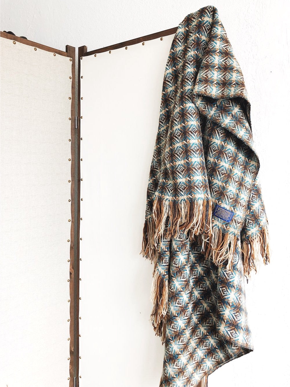 Vintage Pendleton Wool Throw Blanket
