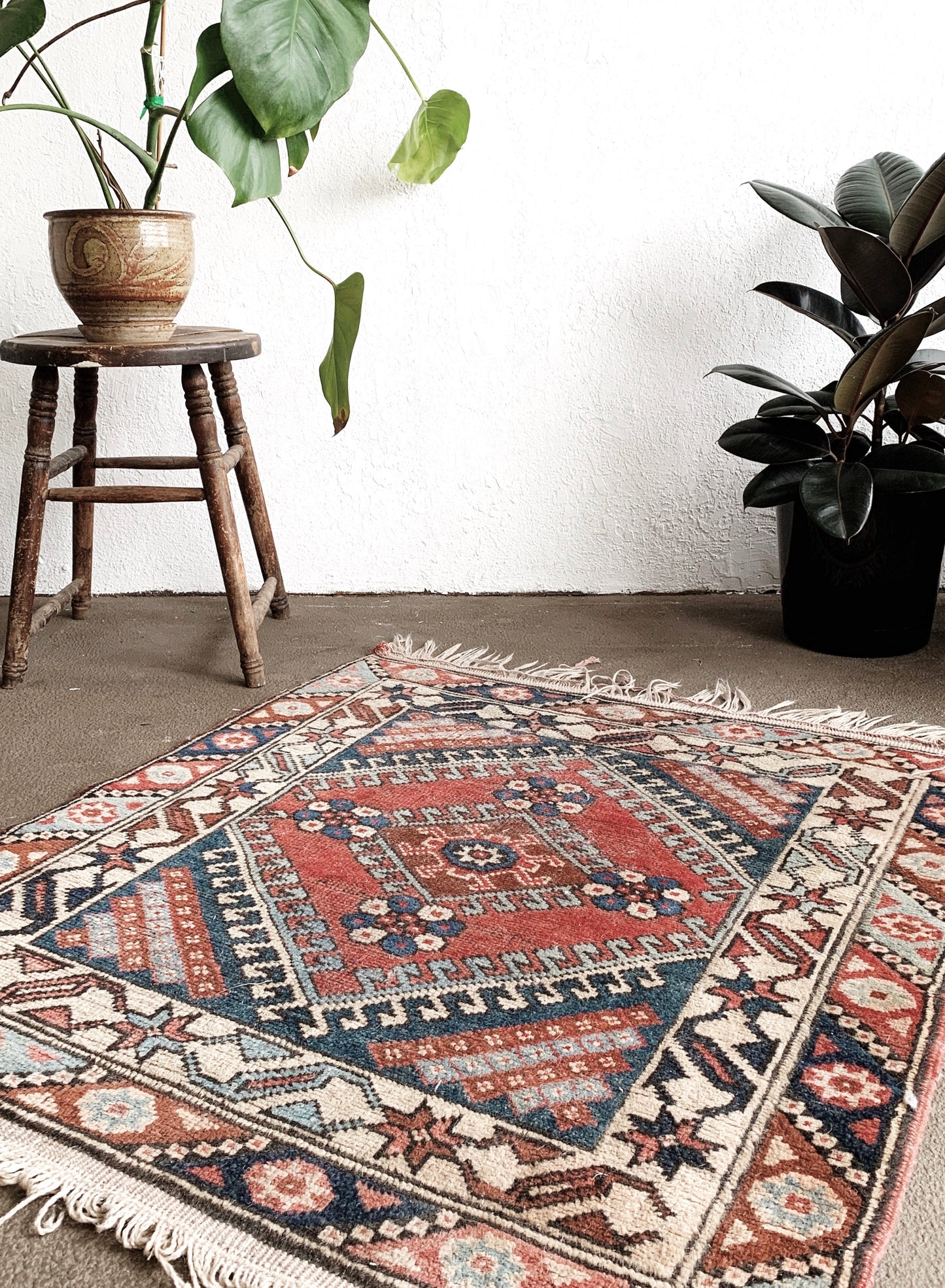 Vintage Square Wool Rug