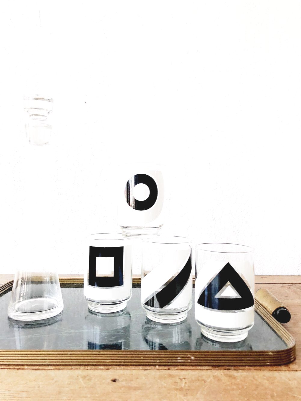 Vintage 1970s Glass Set