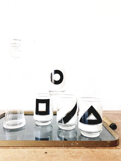 Vintage 1970s Glass Set