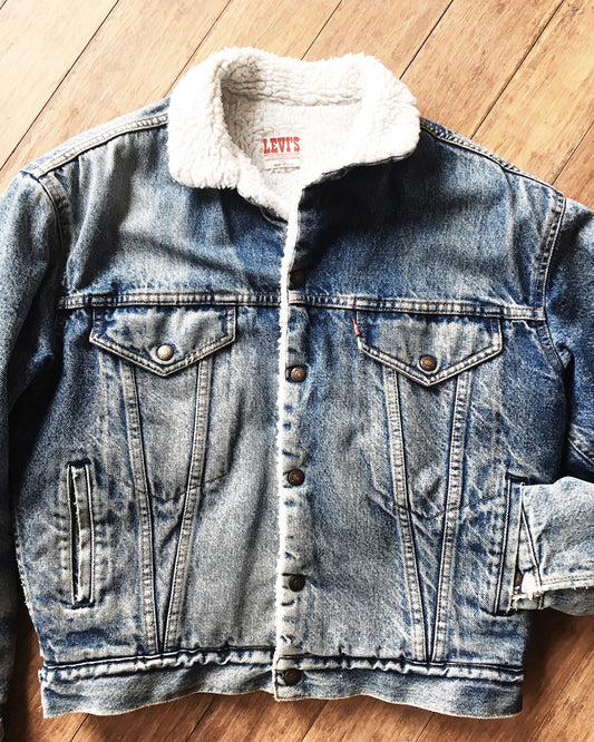 Vintage Levi’s Sherpa Lined Jean Jacket